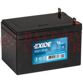 Μπαταρία Exide AGM EK143 Start Stop Auxiliary 12V Battery Capacity 20hr 14 (Ah):EN1 (Amps): 80CCA