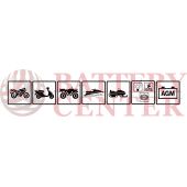 Μπαταρία Yuasa YTX14-BS 12V MF Battery Capacity 20hr 12.6 (Ah):EN1 (Amps):  200CCA ΓΝΗΣΙΑ