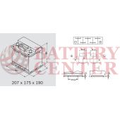Μπαταρία Varta Blue Dynamic EFB Technology N50 12V Capacity 20hr 50 (Ah):EN (Amps): 550EN Εκκίνησης