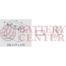 Μπαταρία Μοτοσυκλέτας BS-BATTERY  51913  DRY 19AH 210EN