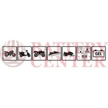 Μπαταρία Μοτοσυκλέτας BS-BATTERY BTZ8V  SLA 7.4AH 120EN Αντιστοιχία YTZ8V