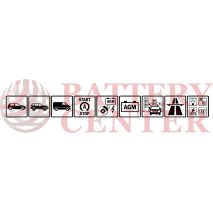 Μπαταρία Αυτοκινήτου YUASA YBX9096 12V 70Ah 760A Yuasa AGM Start Stop Plus Battery