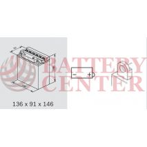 Μπαταρία Μοτοσυκλέτας BS-BATTERY  BB10L-B  DRY 11.6AH 130EN Αντιστοιχία YB10L-B