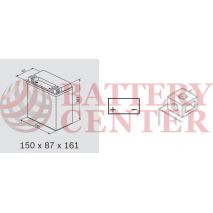 Μπαταρία Μοτοσυκλέτας BS-BATTERY  BTX20A-BS  MF 17.9AH 270EN Αντιστοιχία YTX20A-BS-YTX20CH-BS