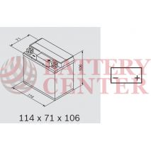 Μπαταρία Μοτοσυκλέτας BS-BATTERY  BTX5L-BS  MF 4.2AH 80EN Αντιστοιχία YTX5L-BS