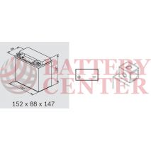 OMNITECH Batteries Auxiliary Equipment 12V Capacity 20hr 14(Ah):EN (Amps): 240EN Εκκίνησης