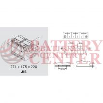 Μπαταρία Varta Blue Dynamic EFB Technology N72 12V Capacity 20hr 72 (Ah):EN (Amps): 760EN Εκκίνησης