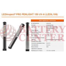 OSRAM LEDIL106 Φακός Εργασίας Επαναφορτιζόμενος Penlight 150 UV-A LedInspect Pro 6.000K