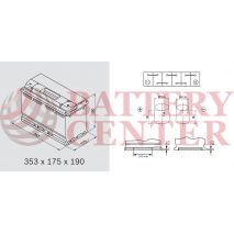 Μπαταρία Varta Blue Dynamic G3 12V Capacity 20hr  95 (Ah):EN (Amps): 800EN Εκκίνησης