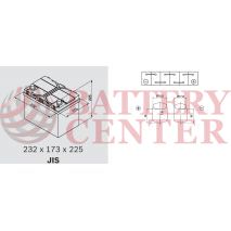 Μπαταρία Varta Blue Dynamic D47 12V Capacity 20hr  60(Ah):EN (Amps): 540EN Εκκίνησης
