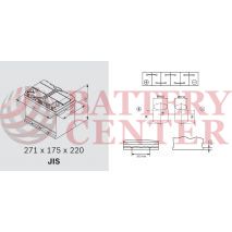 Μπαταρία Varta Blue Dynamic E24 12V Capacity 20hr  70(Ah):EN (Amps): 630EN Εκκίνησης