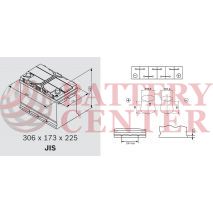 Μπαταρία Varta Blue Dynamic G7 12V Capacity 20hr  95(Ah):EN (Amps): 830EN Εκκίνησης