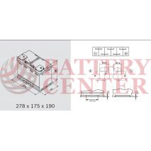 Μπαταρία Banner Running Bull 57511 EFB Pro Start Stop 12V Capacity 20hr 75(Ah) EN (Amps) 700EN Εκκίνησης