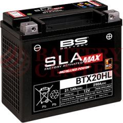 Μπαταρία Μοτοσυκλέτας BS-BATTERY  BTX20HL SLA MAX 21.1AH 290 EN Αντιστοιχία  YTX20HL-BS