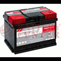 Μπαταρία Αυτοκινήτου Omnitech Batteries High Performance L2 EFB 60 Start Stop 12V  Capacity 20hr 60(Ah):EN (Amps): 640EN Εκκίνησης