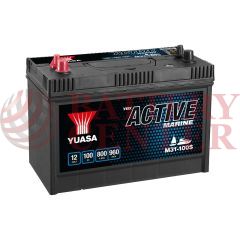 YUASA  Marine Active Batteries YBX M31-100S Capacity at 20-hour Rate (Ah): 100  Cold Cranking Performance (Amps) 800A EN  960MCA