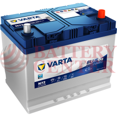 Μπαταρία Varta Blue Dynamic EFB Technology N72 12V Capacity 20hr 72 (Ah):EN (Amps): 760EN Εκκίνησης