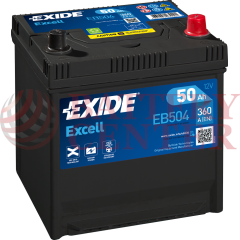 Μπαταρία Exide Excell EB604 12V Capacity 20hr  60(Ah):EN (Amps): 480EN Εκκίνησης