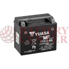Μπαταρία Yuasa YTX12-BS 12V MF Battery Capacity 20hr 10.5 (Ah):EN1 (Amps): 180 CCA