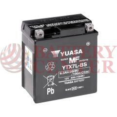 Μπαταρία Yuasa YTX7L-BS 12V MF Battery Capacity 20hr  6.3(Ah):  EN1 (Amps): 100CCA ΓΝΗΣΙΑ