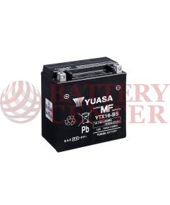 Μπαταρία Yuasa YTX16-BS 12V MF Battery Capacity 20hr 14.7 (Ah): EN1 (Amps):  230CCA