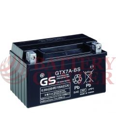 Μπαταρία GS GTX7A-BS 12V MF Battery Capacity 20hr 6,3 (Ah):EN1 (Amps): 105CCA