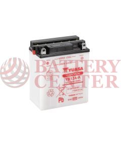 Μπαταρία Yuasa YB12A-A 12V  Battery Capacity 20hr 12.6(Ah):EN1 (Amps): 150CCA