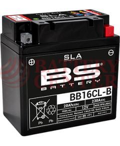 Μπαταρία Μοτοσυκλέτας BS-BATTERY  BB16CL-B SLA   20AH 230EN Αντιστοιχία  YB16CL-B
