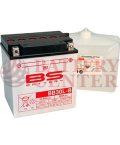 Μπαταρία Μοτοσυκλέτας BS-BATTERY  BB30L-B  DRY 31.6AH 300EN Αντιστοιχία YB30L-B