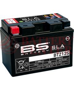 Μπαταρία Μοτοσυκλέτας BS-BATTERY BTZ12S  SLA 11.6 AH 215EN Αντιστοιχία YTZ12S-TTZ12S-BS