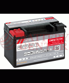 OMNITECH Batteries Auxiliary Equipment 12V Capacity 20hr 9 (Ah):EN (Amps): 165EN Εκκίνησης