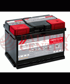 Μπαταρία Αυτοκινήτου Omnitech Batteries High Performance L2 AGM 60 Start Stop 12V  Capacity 20hr 60(Ah):EN (Amps): 680EN Εκκίνησης
