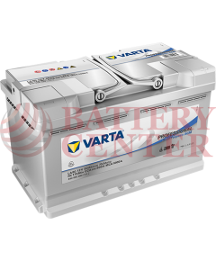 Varta LA80 Marine-Leizure Professional Dual Purpose AGM 12V 80Ah (C20) RC176Min MCA1000A  800EN A Εκκίνησης