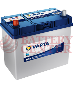 Μπαταρία Varta Blue Dynamic B34 12V Capacity 20hr 45 (Ah):EN (Amps): 330EN Εκκίνησης
