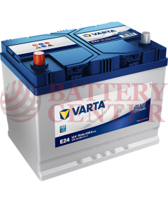 Μπαταρία Varta Blue Dynamic E24 12V Capacity 20hr  70(Ah):EN (Amps): 630EN Εκκίνησης