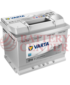 Μπαταρία Varta Silver Dynamic D15 12V Capacity 20hr 63 (Ah):EN (Amps): 610EN Εκκίνησης