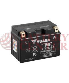 Μπαταρία Yuasa YT12A-BSCP 12V MF Battery Capacity 20hr 10.5 (Ah):EN1 (Amps):  175CCA  ΓΝΗΣΙΑ