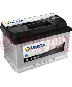 Μπαταρία Varta Black Dynamic E9 12V Capacity 20hr 70(Ah):EN (Amps): 640EN Εκκίνησης