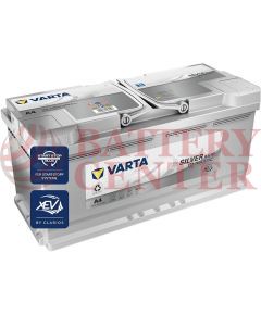 Μπαταρία Varta Silver Dynamic AGM Technology A4 12V Capacity 20hr 105 (Ah):EN (Amps): 950EN Εκκίνησης