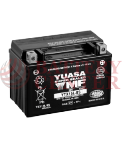 Μπαταρία Yuasa YTX15L-BS 12V MF Battery Capacity 20hr 13.7(Ah): EN1 (Amps):  230CCA Made in USA