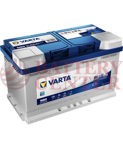 Μπαταρία Varta Blue Dynamic EFB Technology N80 12V Capacity 20hr 80(Ah):EN (Amps): 800EN Εκκίνησης