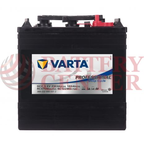 Μπαταρία Varta GC2-3 Professional Deep Cycle 6V Capacity 20hr 232(Ah)