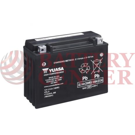 Μπαταρία Yuasa YTX24HL-BS 12V MF Battery Capacity 20hr 22.1(Ah): EN1 (Amps):  350CCA