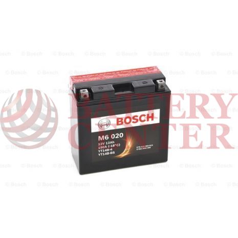 Μπαταρία Bosch YT14B-BS M6020  12V AGM  Battery Capacity 10hr 14(Ah):EN1 (Amps): 190CCA