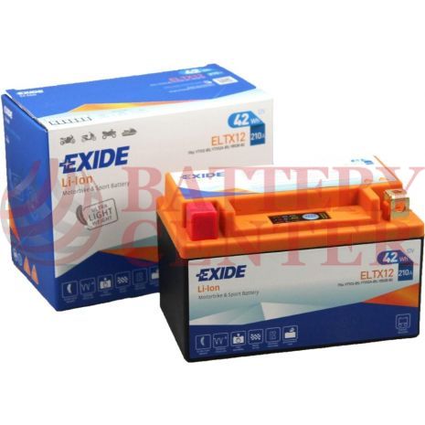 YTX12-BS EXIDE li-ion Lithium Motorbike & Sport Battery ELTX12