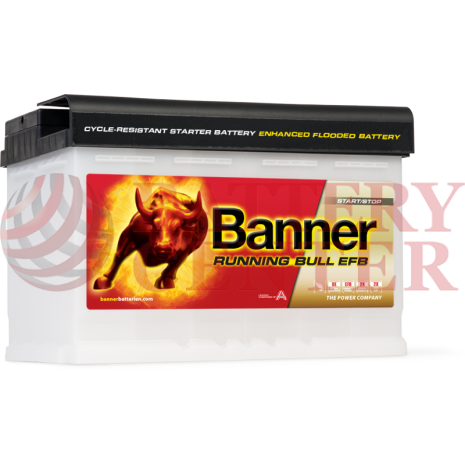 Μπαταρία Banner Running Bull 57511 EFB Pro Start Stop 12V Capacity 20hr 75(Ah) EN (Amps) 700EN Εκκίνησης