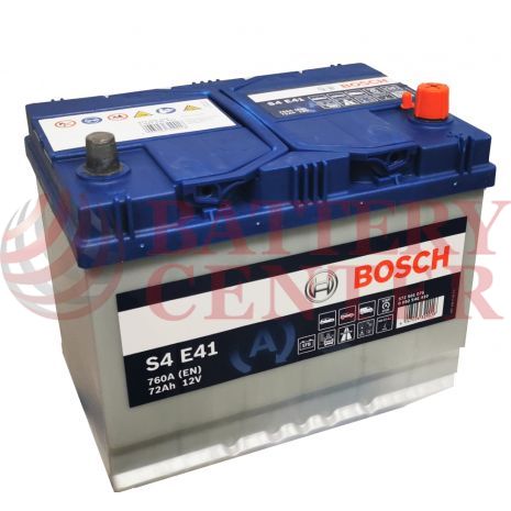 Μπαταρία Bosch  S4E41 Start Stop EFB 12V Capacity 20hr 72(Ah):EN (Amps): 760EN Εκκίνησης