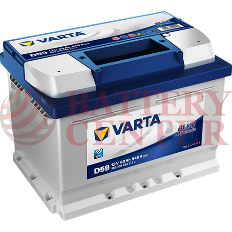 Μπαταρία Varta Blue Dynamic D59 12V Capacity 20hr 60 (Ah):EN (Amps): 540EN Εκκίνησης