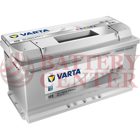 Μπαταρία Varta Silver Dynamic H3 12V Capacity 20hr 100 (Ah):EN (Amps): 830EN Εκκίνησης