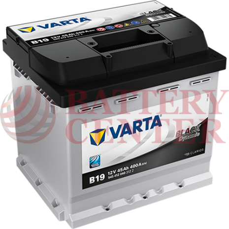 Μπαταρία Varta Black Dynamic B19 12V Capacity 20hr 45 (Ah):EN (Amps): 400EN Εκκίνησης